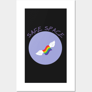 Safe Space Letter Posters and Art